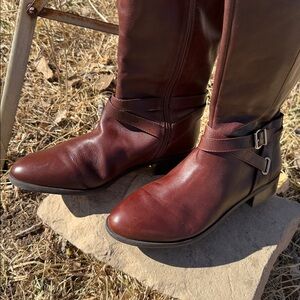 Essex lane tall leather boots